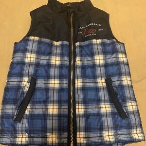 G.H. Bass & Co. Blue Plaid Vest